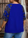 SHEIN EMERY ROSE Blusa casual de cuello redondo y manga corta talla grande - Quierox - Tienda Online