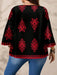 SHEIN EMERY ROSE Blusa de manga 3/4 de cuello redondo - Quierox - Tienda Online