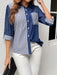 SHEIN EMERY ROSE Blusa De Primavera Para Mujer Con Rayas - Quierox - Tienda Online