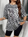 SHEIN EMERY ROSE - Camiseta informal de manga corta con cuello redondo y estampado - Quierox - Tienda Online