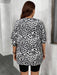 SHEIN EMERY ROSE - Camiseta informal de manga corta con cuello redondo y estampado - Quierox - Tienda Online