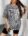 SHEIN EMERY ROSE - Camiseta informal de manga corta con cuello redondo y estampado - Quierox - Tienda Online