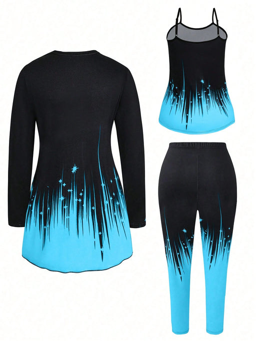 SHEIN EMERY ROSE Conjunto de 3 piezas de talla grande para mujer - Quierox - Tienda Online