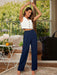 SHEIN EMERY ROSE Pantalones lisos con cintura elástica - Quierox - Tienda Online