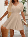 SHEIN EMERY ROSE Vestido casual de mujer de color liso con mangas murciélago y bajo plisado sencillo - Quierox - Tienda Online