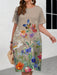 SHEIN EMERY ROSE Vestido con estampado floral para mujer, para verano, vestido de playa - Quierox - Tienda Online
