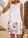 SHEIN EMERY ROSE Vestido corto de mujer con cuello redondo y estampado floral - Quierox - Tienda Online