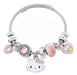 SHEIN Esclava Pandor De Acero Con Charms Hello Kitty - Quierox - Tienda Online