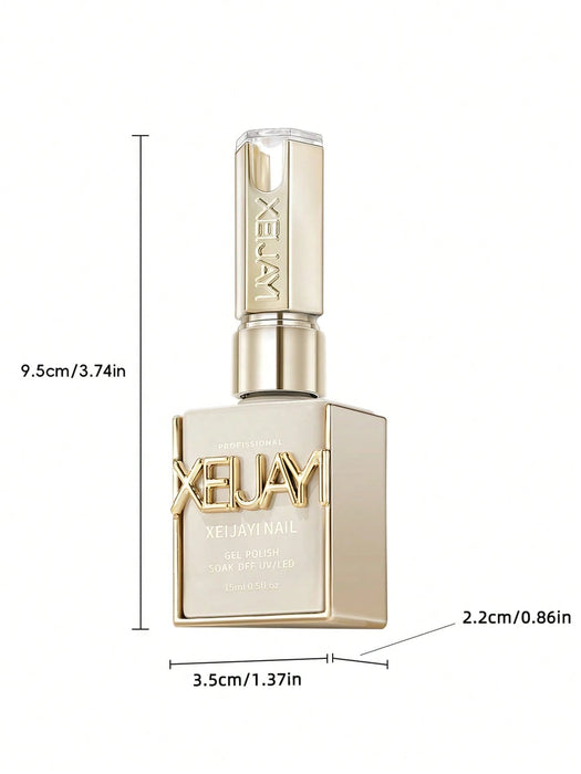 SHEIN esmalte de uñas en gel rojo vino XEIJAYI, 1 botella de 15 ml - Quierox - Tienda Online