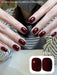 SHEIN esmalte de uñas en gel rojo vino XEIJAYI, 1 botella de 15 ml - Quierox - Tienda Online