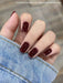 SHEIN esmalte de uñas en gel rojo vino XEIJAYI, 1 botella de 15 ml - Quierox - Tienda Online