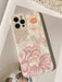 Shein Estuche con diseño de flores y apariencia de piel rosada para teléfono para iPhone 11 pro - Quierox - Tienda Online
