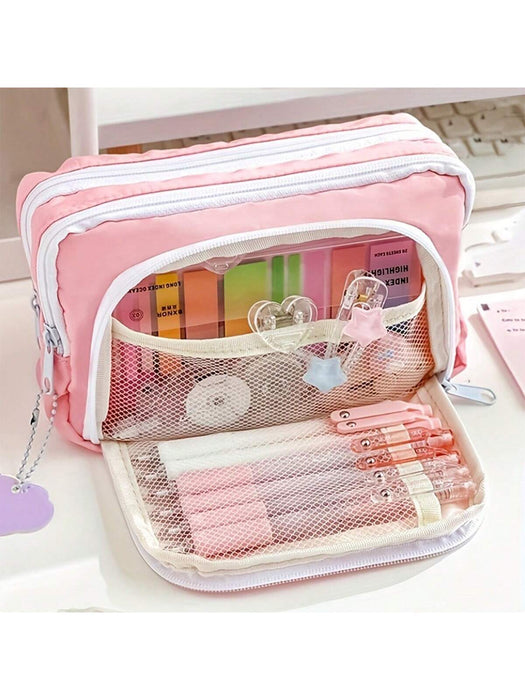 SHEIN Estuche para lápices de gran capacidad con diseño de mano - Quierox - Tienda Online
