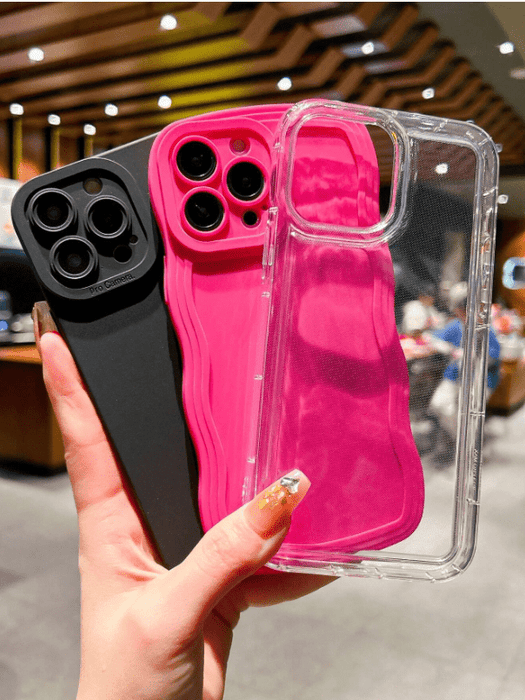 SHEIN Estuche protector transparente de TPU 3 unidades/juego - Quierox - Tienda Online