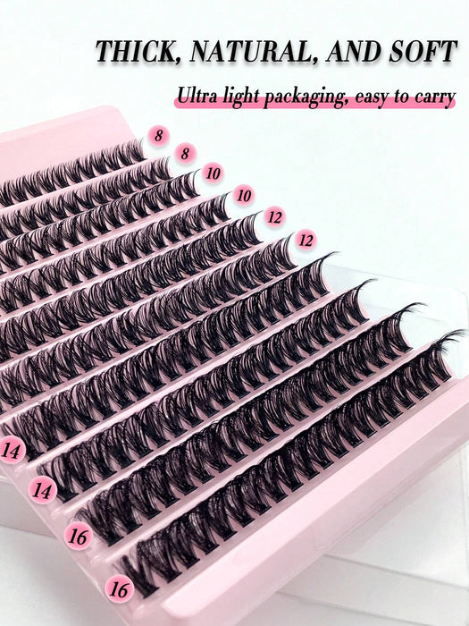 Shein Extensiones de pestañas sintéticas Miss Wink 50D de volumen y rizado, de 8 - 16 mm de longitud mixta - Quierox - Tienda Online