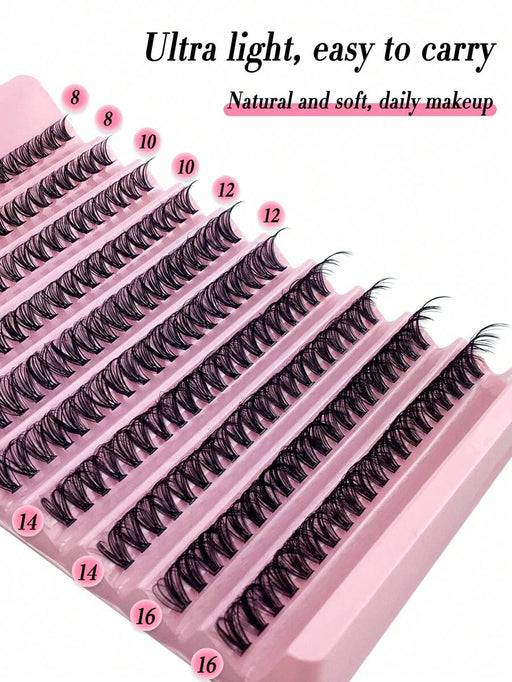 Shein Extensions de pestañas de visón 3D Miss Wink, largo mezclado de 8 - 16mm, rizado 30D 0.07D - Quierox - Tienda Online