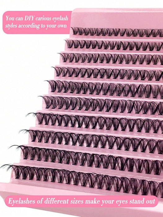 Shein Extensions de pestañas de visón 3D Miss Wink, largo mezclado de 8 - 16mm, rizado 30D 0.07D - Quierox - Tienda Online