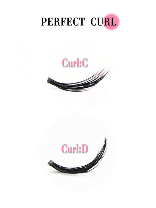 Shein Extensions de pestañas de visón 3D Miss Wink, largo mezclado de 8 - 16mm, rizado 30D 0.07D - Quierox - Tienda Online