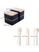 Shein EYSENC - Fiambrera doble con vajilla, portátil, de madera, a prueba de fugas, ideal para picnic - Quierox - Tienda Online