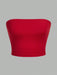 SHEIN EZwear 3 piezas Blusa de top tubo ajustada informal para mujer - Quierox - Tienda Online