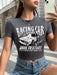 SHEIN EZwear Camiseta ajustada de mujer de manga corta con cuello redondo - Quierox - Tienda Online