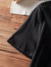 SHEIN EZwear Camiseta de manga corta ajustada informal de talla grande con diseño arquitectónico - Quierox - Tienda Online