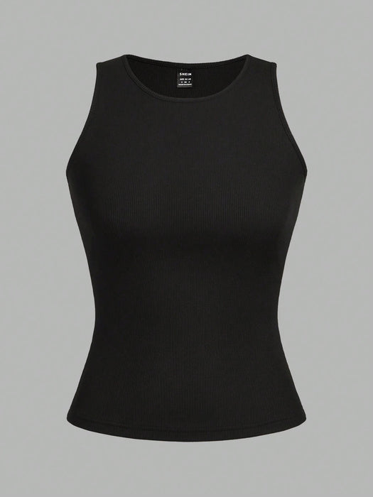 SHEIN EZwear Conjunto de 2 tops de tirantes para mujer de cuello redondo - Quierox - Tienda Online