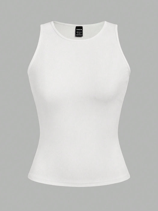 SHEIN EZwear Conjunto de 2 tops de tirantes para mujer de cuello redondo - Quierox - Tienda Online