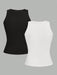 SHEIN EZwear Conjunto de 2 tops de tirantes para mujer de cuello redondo - Quierox - Tienda Online