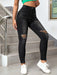 SHEIN EZwear Vaqueros ajustados con detalle roto - Quierox - Tienda Online