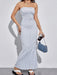 SHEIN EZwear Vestido tubo con estampado floral - Quierox - Tienda Online
