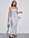 SHEIN EZwear Vestido tubo con estampado floral - Quierox - Tienda Online