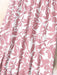 SHEIN Falda larga informal con estampado floral y cordón ajustable en la cintura para mujer - Quierox - Tienda Online