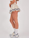 Shein Falda pantalón plisada de tenis con logo estampado del Club de Pádel Musera Sport, para uso diario en otoño - Quierox - Tienda Online