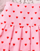 SHEIN Falda Plisada Con Estampado De Corazón En Todo De Niña - Quierox - Tienda Online
