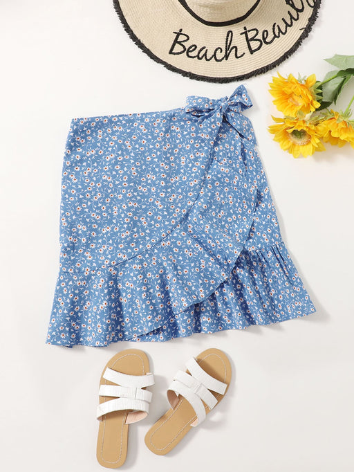 SHEIN Faldas Nudo floral de margarita Bohemio - Quierox - Tienda Online