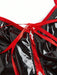 SHEIN Fantasy Costume Conjunto sexy de demonio de Halloween de 3 piezas - Quierox - Tienda Online