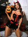SHEIN Fantasy Costume Conjunto sexy de demonio de Halloween de 3 piezas - Quierox - Tienda Online