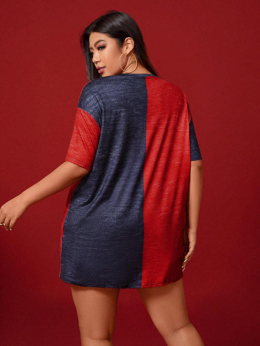 SHEIN Flirla Camiseta redonda de manga corta con estampado de póker - Quierox - Tienda Online