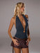 SHEIN Flirla Top de tirantes elegante de calle alta con hebilla circular - Quierox - Tienda Online