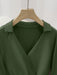 SHEIN Franclia Body de manga larga y cuello en V de corte ajustado - Quierox - Tienda Online