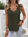 SHEIN Frenchy Camiseta de tirantes de verano para mujer, color liso, con apliques decorativos - Quierox - Tienda Online