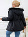 SHEIN Frenchy Chaqueta acolchada con capucha y forro polar de talla grande para mujer - Quierox - Tienda Online