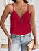 SHEIN Frenchy Top sin mangas con cuello halter, bordado en hilo de red - Quierox - Tienda Online