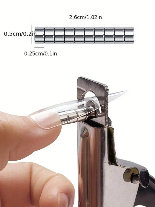 SHEIN FULL BEAUTY - 10 mini calibradores magnéticos para uñas acrílicas, tijeras para uñas, cortador de uñas postizas - Quierox - Tienda Online