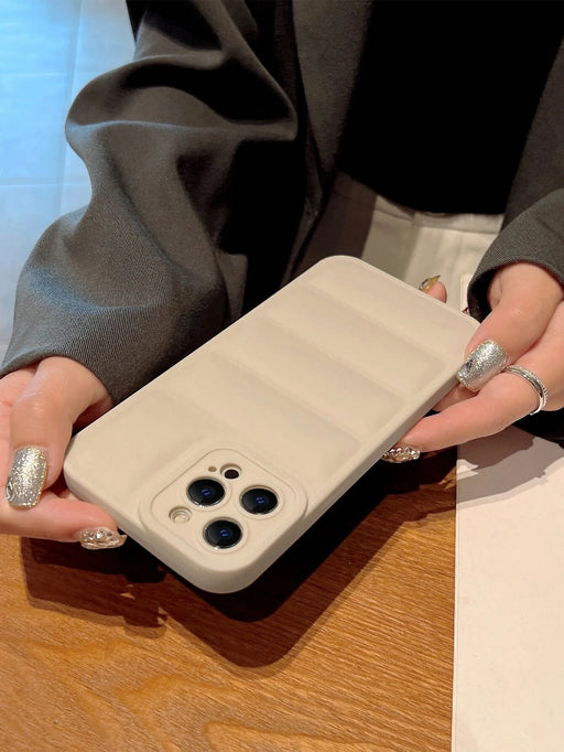 Shein Funda acolchada para teléfono anticaída y anticaída de TPU para iphone XR - Quierox - Tienda Online