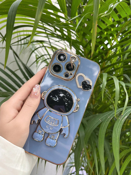 Shein Funda azul para teléfono con diseño de astronauta iPhone 11 Pro Max - Quierox - Tienda Online