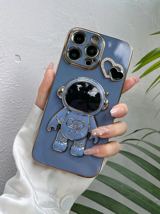 Shein Funda azul para teléfono con diseño de astronauta iPhone 11 Pro Max - Quierox - Tienda Online