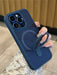 Shein Funda azul transparente para hombre con soporte de anillo invisible para iPhone 14 plus - Quierox - Tienda Online