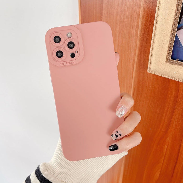 Shein Funda compatible con iPhone 11, diseño simple de color sólido - Quierox - Tienda Online